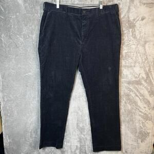 Polo Ralph Lauren Pants Mens 38x31 Corduroy Navy Blue Straight Leg Classic Fit